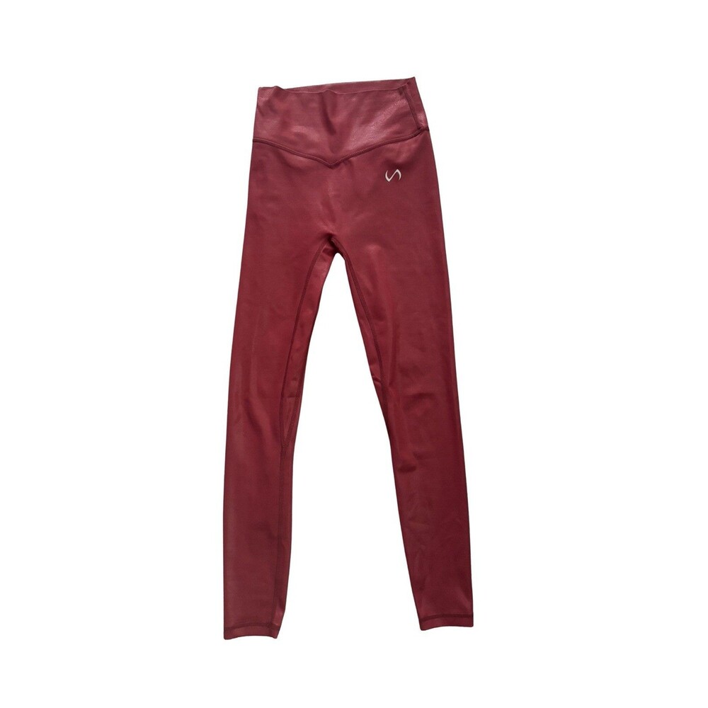 Take Life Further TLF Arctic High Waist Leggings Oxblood Chrome Size XS, Women